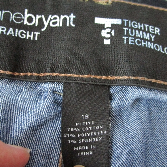 Lane Bryant dark wash tighter tummy jeans - Picture 4 of 4